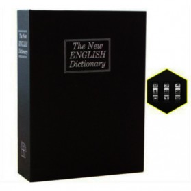 HOMESAFE Kotak Buku Kamus Dictionary Safety Box Hidden Storage Size S - DHZ002 - Black