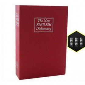 HOMESAFE Kotak Buku Kamus Dictionary Safety Box Hidden Storage Size S - DHZ002 - Red