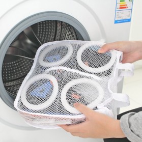 Lazyishhouse Kantong Mesin Cuci Laundry Shoes Washing Mesh Bag - 62319 - White