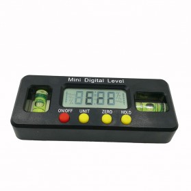GEMRED Alat Ukur Sudut Kemiringan Digital Inclinometer Level with Magnetics Angle Measuring - DL168 - Black - 2