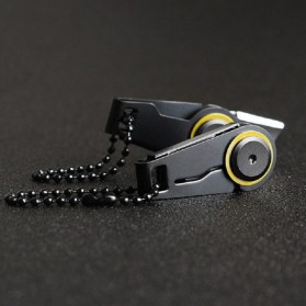 Tegoni Pisau Lipat Mini Folding Pocket Blade Knife - EO02732 - Black - 1