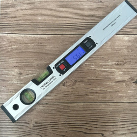 Kaisi Alat Ukur Sudut Kemiringan Digital Inclinometer Waterpass Level 360 Degree 400mm with Magnetics Angle Measuring - White - 1