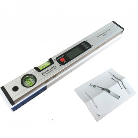 Kaisi Alat Ukur Sudut Kemiringan Digital Inclinometer Waterpass Level 360 Degree 400mm with Magnetics Angle Measuring - White - 7