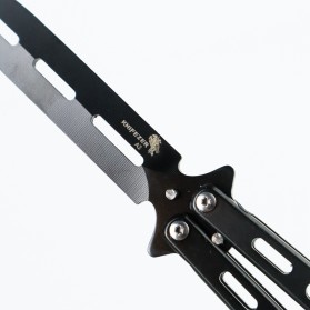 KNIFEZER Pisau Training Stainless Steel Knife Butterfly - A3 - Black - 4