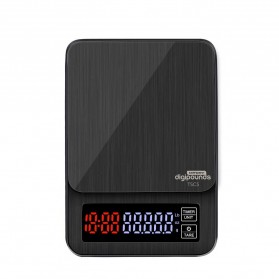 Taffware Digipounds Timbangan Dapur Mini Digital Coffee Scale LCD 5kg Akurasi 0.1g - TSC5 - Black