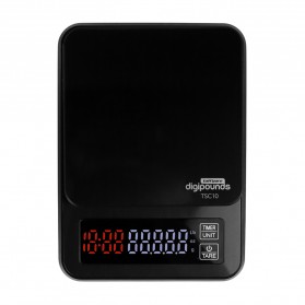 Taffware Digipounds Timbangan Dapur Mini Digital Coffee Scale LCD 10000g 1g - TSC10 - Black