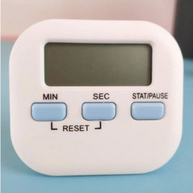 Cucina Timer Masak Dapur Magnetic Stopwatch Alarm Clock - JS-113 - White