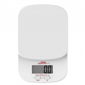 Taffware Digipounds Timbangan Dapur Mini Digital Scale 2kg Akurasi 0.1g - K70a - White