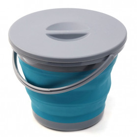 AsyPets Baskom Ember Lipat Water Bucket Foldable Collapsible 5 Liter - ST364 - Blue - 1
