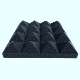 JROD Busa Telur Peredam Suara Acoustic Foam Soundproof Noise Reduction 25x25x5CM 12PCS - SFS1 - Black