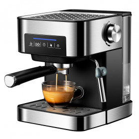 Pink Bunny Mesin Kopi Semi Automatic Espresso Coffe Machine 1.6 Liter - CM6863 - Black - 1
