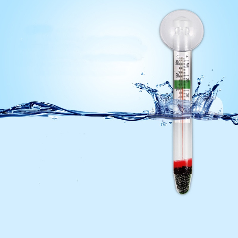 Gambar produk Effosola Termometer Pengukur Suhu Aquarium Glass Tube Temperature - YM-050