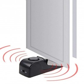 WSDCAM Alarm Pintu Rumah Anti Maling Security Alarm Door Stop - LL-9806 - Black