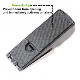 WSDCAM Alarm Pintu Rumah Anti Maling Security Alarm Door Stop - LL-9806 - Black - 9