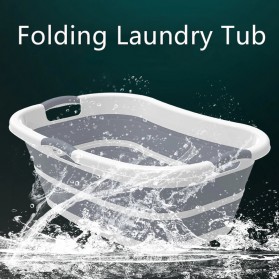 XINYU Baskom Ember Lipat Laundry Water Bucket Foldable Collapsible - ZD037 - Gray
