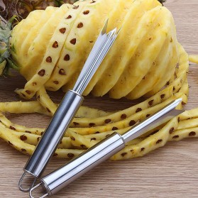 KNIFEZER Garpu Pengupas Nanas Pineapple Peeler - WYV736 - Silver