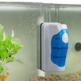 AQUAWING Sikat Kaca Magnetic Floating Brush Glass Aquarium - AQ01 - White
