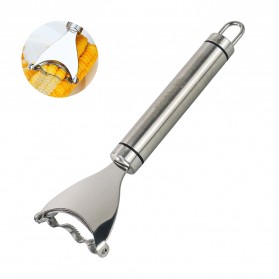 KNIFEZER Alat Pengupas Biji Jagung Corn Stripper Peeler Blade Cutter - QMQ210 - Silver - 1