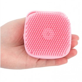 BWOHOPS Sikat Mandi Badan Bath Brush Soft Silicone with Soap Container 80ml - LDS17 - Tosca - 2