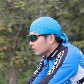 Deemount Bandana Sepeda Headband Cycling Sports Cap Quick Dry - HDW-003 - Black - 6