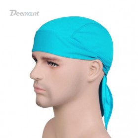 Deemount Bandana Sepeda Headband Cycling Sports Cap Quick Dry - HDW-003 - Blue - 1