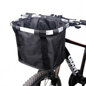 DEEMOUNT Keranjang Sepeda Strorage Basket Carrying Pouch - BSK-001 - Black