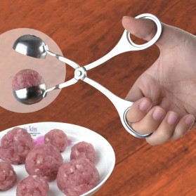 Transhome Meatball Spoon Scoop Maker Gunting Sendok Pembuat Bakso - D0985 - Silver