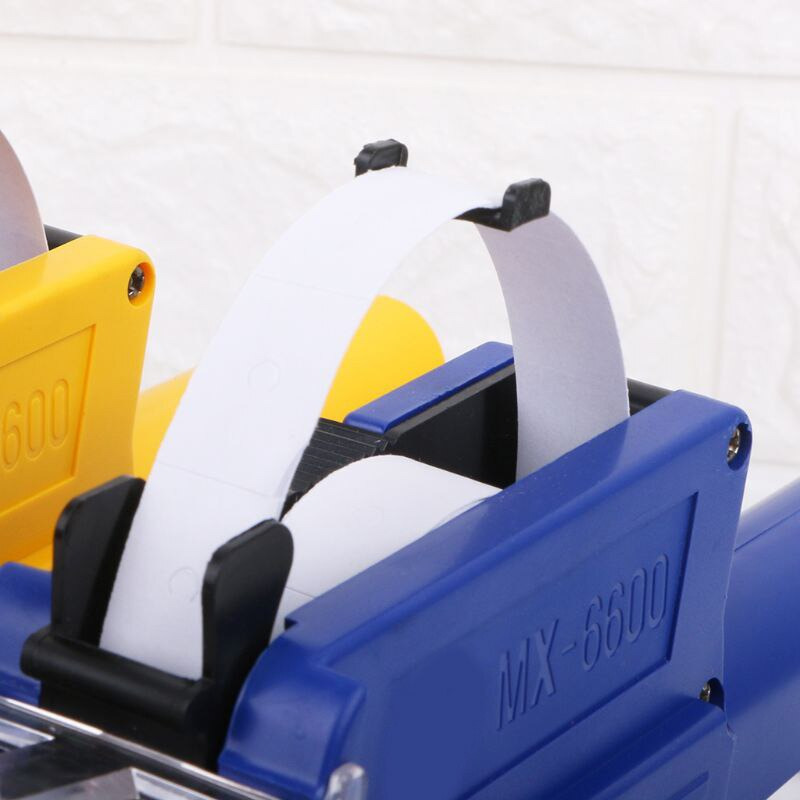 Keyide Alat Label Harga Price Labeller Machine Coding Double Row - MX-6600 - Red - JakartaNotebook.com