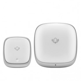 EARKONG Bell Pintu Wireless Doorbell LED 38 Tunes 1 Receiver -  B111 - White
