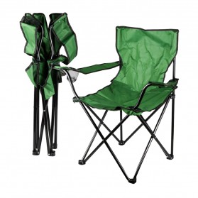 TaffSPORT Kursi Lipat Memancing Portable Folding Fishing Chair - S392 - Army Green