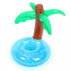 Aksesoris Perlengkapan Renang, Snorkeling & Diving Lainnya - Doffy Pelampung Gelas Minum Kolam Renang Inflatable Cup Holder Model Beach - XY19 - Multi-Color