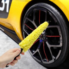 IDEATE Sikat Brush Pembersih Velg Ban Mobil Portable Car Wheel Wash - YQ013 - Yellow - 6