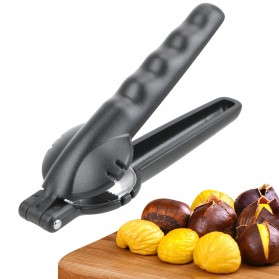 TUUTH Alat Pembuka Kacang Walnut Opener Cutter Gadgets 2 in 1 Stainless Steel - 22332 - Black