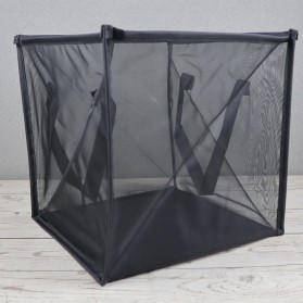 Washday Keranjang Penyimpanan Pakaian Kotor Laundry Basket 1 Layer - NE431 - Black