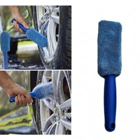 CARHAVE Sikat Microfiber Pembersih Velg Ban Mobil Motor Car Wheel Rim Brush - H77 - Gray - 2