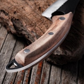 BUCK Elf Pisau Berburu Hunting Boning Knife Survival Tool - JYI-77 - Black - 4