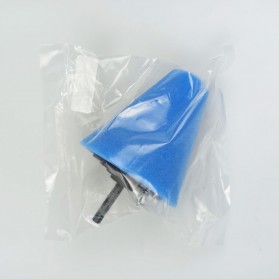 IDEATE Spons Brush Bor Listrik Velg Ban Mobil Polishing Cone Car Wheel Sponge Style 2 - YQ015 - Blue - 4
