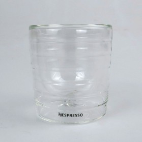 Aldismala Gelas Cangkir Kopi Anti Panas Double-Wall Borosilicate Glass Nespresso Series 150ml - Transparent - 2