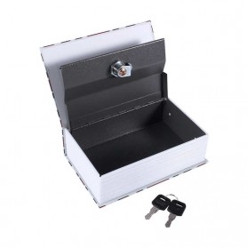 HOMESAFE Kotak Buku Novel Safety Key Lock Box Hidden Storage - DHZ004 - Cream - 4