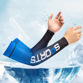 WOSAWE Sarung Pelindung Lengan Tangan Arm UV Protection Sleeve - BX101 - Blue