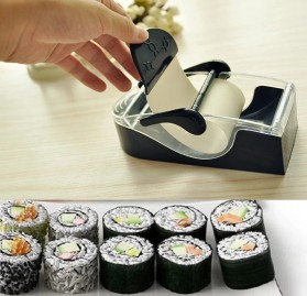 BOUSSAC Penggulung Sushi Roll Maker Magic Rice Roller Tools - BSST48 - Black - 3