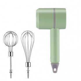 LISM Hand Mixer Portable Wireless USB Rechargeable - EB01 - Green