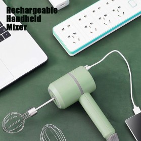 LISM Hand Mixer Portable Wireless USB Rechargeable - EB01 - Green - 5