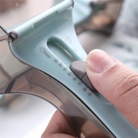 LMETJMA Sendok Ukur Adjustable Measuring Spoons Marking Magnetic Scoop 2 PCS - KC0602 - Blue - 5