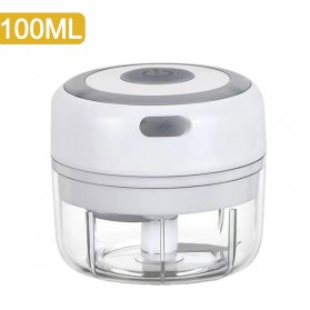 Blender Portable Food Chopper Mini Elektrik Garlic Masher 100ML - SR01 - White - 1