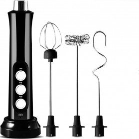 STYLHOME 3 in 1 Beater Mixer Telur Whisk Foamer Stirrer Milk Frother - EW071 - Black