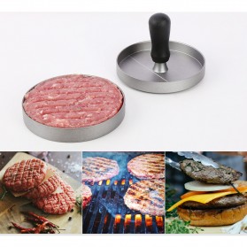 Zeeye Cetakan Daging Burger Meat Patty Maker Press - D0986 - Silver