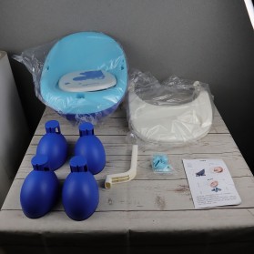 NOZOMI Kursi Makan Anak Baby Chair Footboard with Tray 10-48 Months - WXD41 - Blue - 12