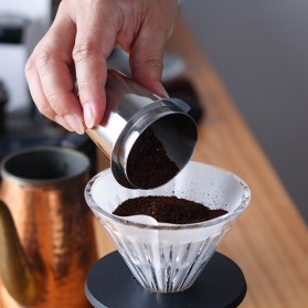 Coffee Talk Cangkir Bubuk Kopi Dosing Cup 120ml for 58mm Espresso Machine - YXA046 - Silver - 4