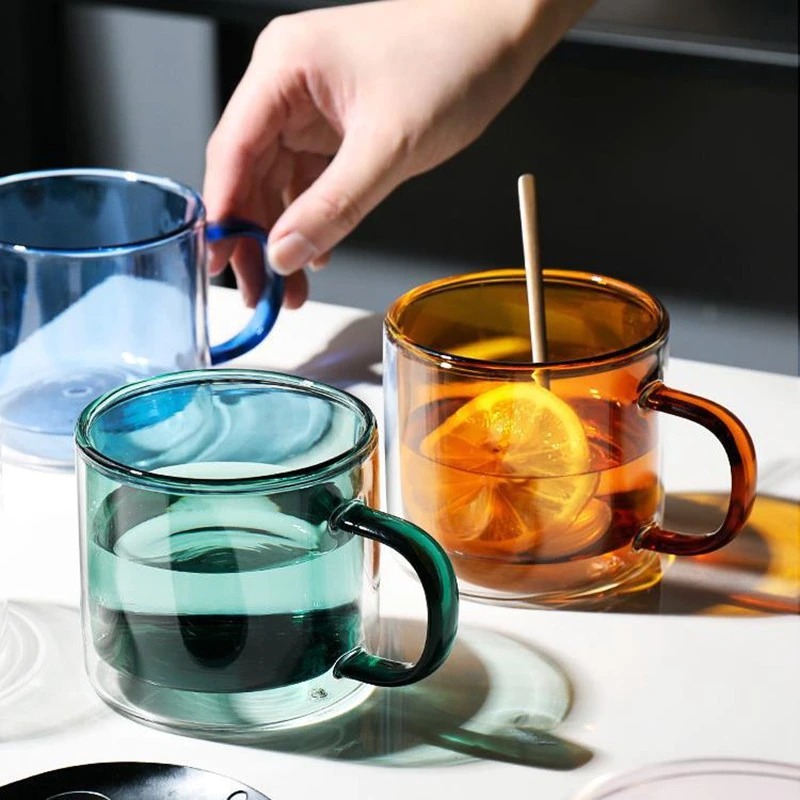 Gambar produk GU26C Gelas Mug Coffee Tea Glass 250ml - HJJT-01